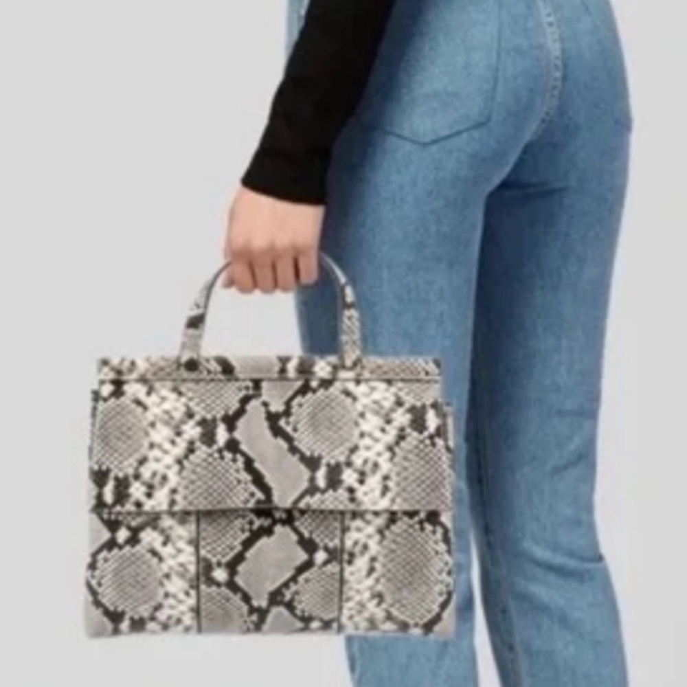 Tory Burch Snakeskin Leather Purse